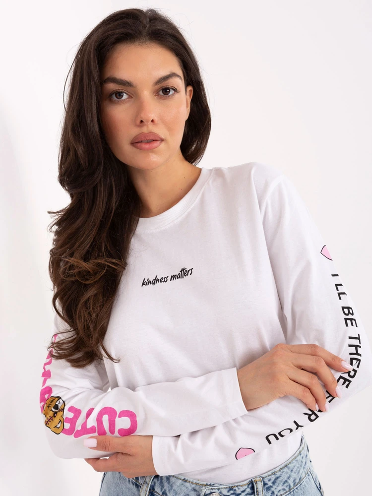 T-shirt-D12022M02688B-balta