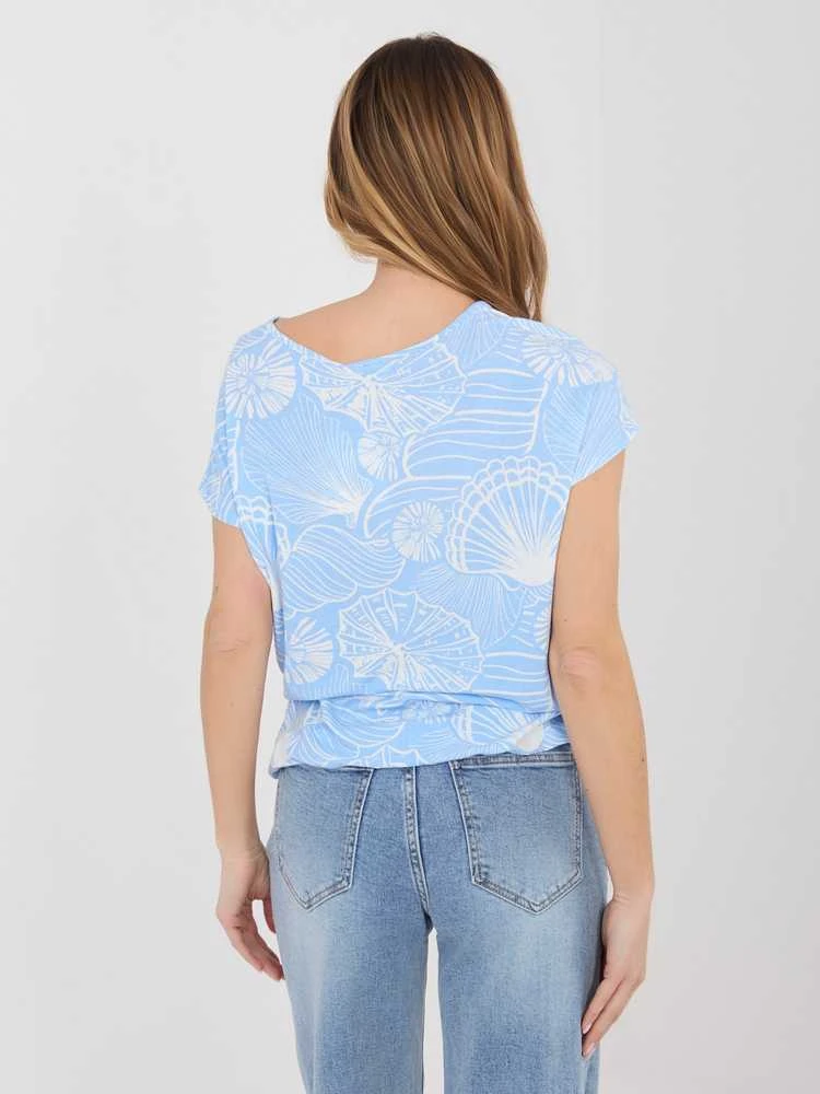T-shirt-D12110M02646F-šviesiai mėlyna