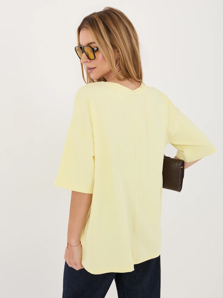 T-shirt-RV-BZ-A1230.12-jasny geltona