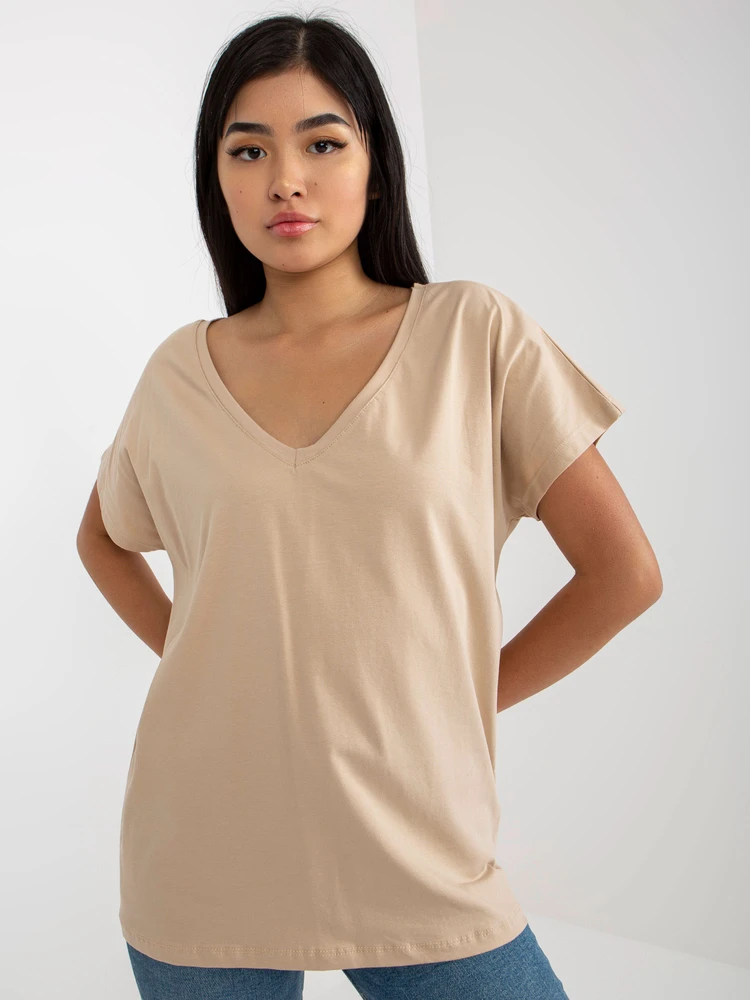 T-shirt-RV-TS-4832.61P-smėlio spalva