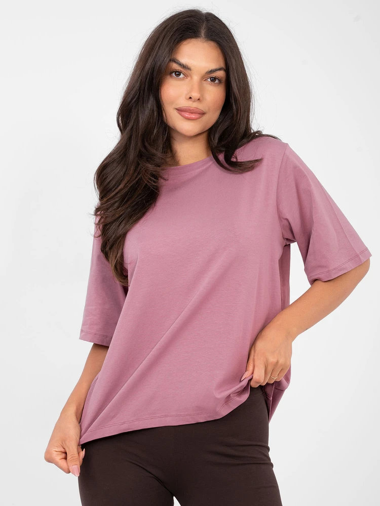 T-shirt-RV-TS-A1089.87-ciemny rožinė