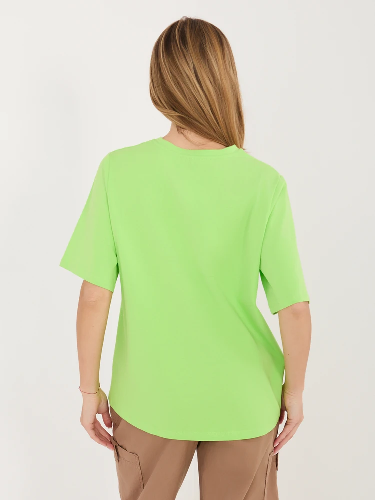 T-shirt- RV-TS-A1089.87-jasny žalia