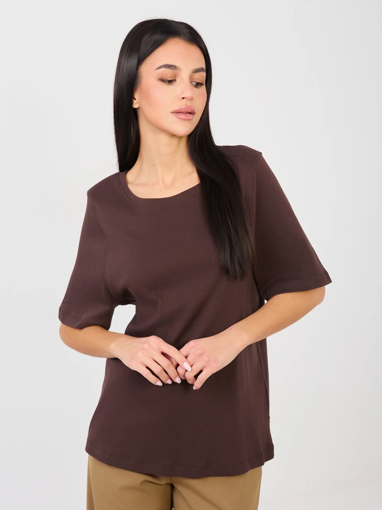 T-shirt-RV-TS-A1090.30-ciemny ruda