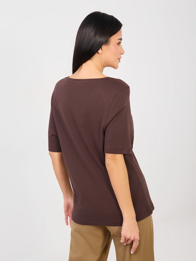 T-shirt-RV-TS-A1090.30-ciemny ruda