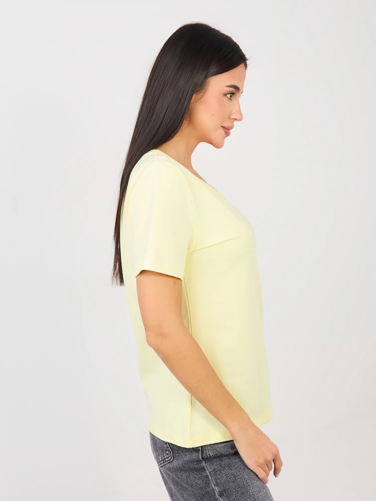 T-shirt-RV-TS-A1095.33-jasny geltona