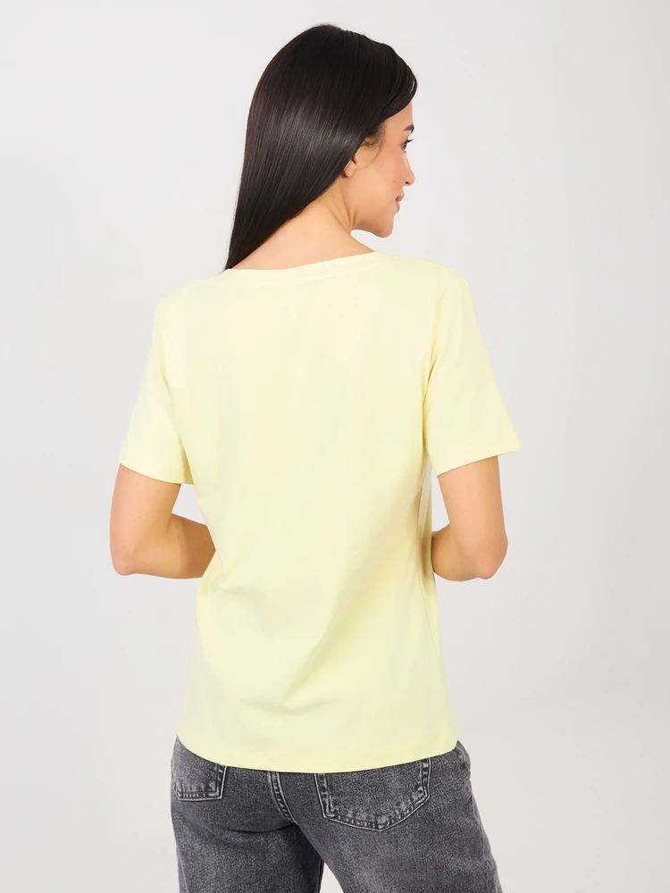 T-shirt-RV-TS-A1095.33-jasny geltona
