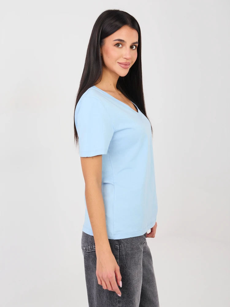 T-shirt-RV-TS-A1095.33-šviesiai mėlyna