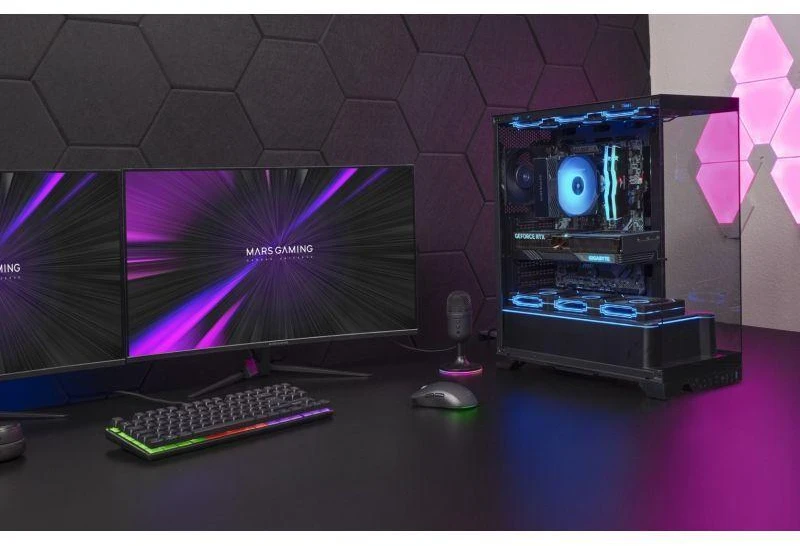 „Tacens Mars Gaming MCPRISMA“ kompiuterio korpusas, Midi Tower, Juodas