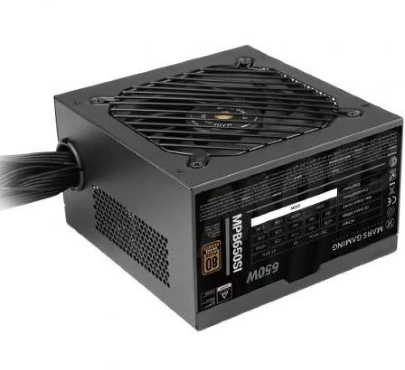 „tacens Mars Gaming MPB650SI“ maitinimo blokas 650 W 24 kontaktų ATX ATX Juodas