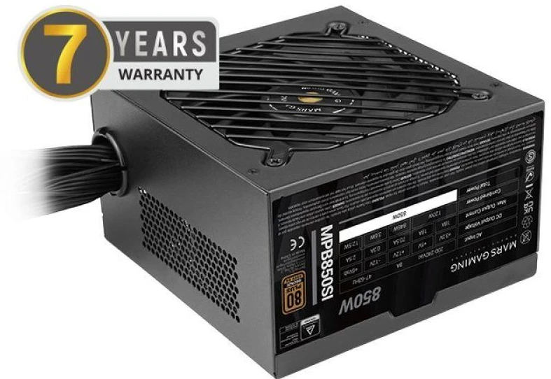 „tacens Mars Gaming MPB850SI“ maitinimo blokas 850 W 24 kontaktų ATX ATX Juodas
