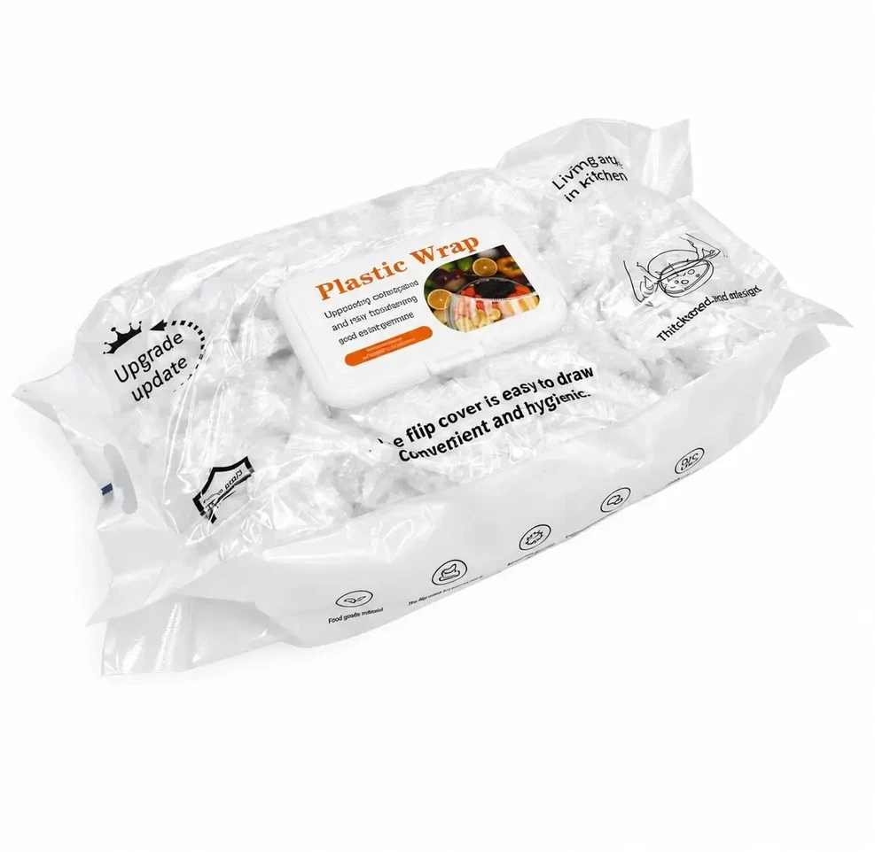 Tamprūs maisto uždengimo dangteliai su elastine juosta