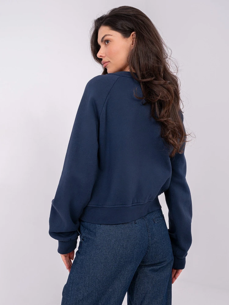 Moteriškas džemperis WT-BL-A1452.99 tamsiai mėlynos (navy) spalvos
