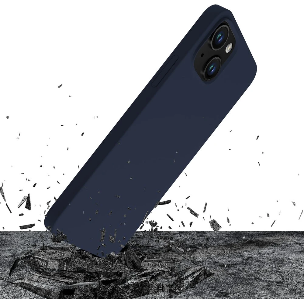 Nezatříděno 3Mk Protection 3mk Silikoninis dėklas for iPhone 15 Plus - Navy Mėlyna