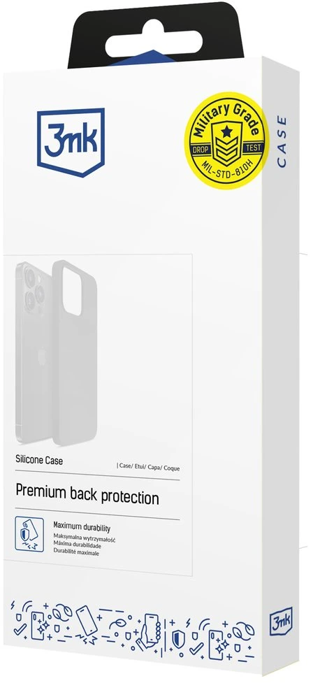 Nezatříděno 3Mk Protection 3mk Silikoninis dėklas for iPhone 15 Plus - Navy Mėlyna