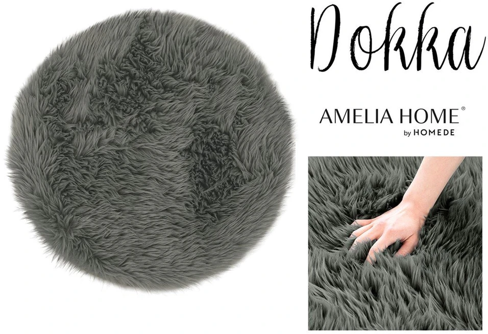 AmeliaHome Tamsiai pilkas kilimas DOKKA R45
