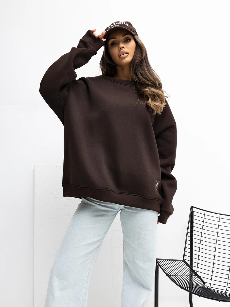 Bluza-RV-BL-A1038.01P-ciemny ruda