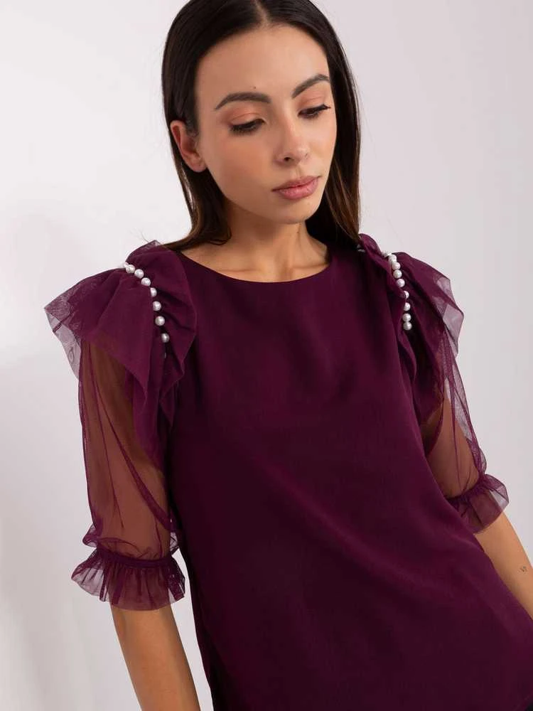 Tamsiai violetinė palaidinė