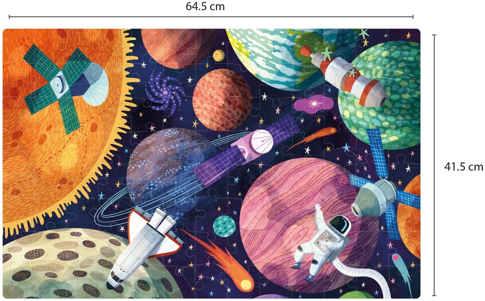 Tamsoje šviečianti dėlionė „Solar System”