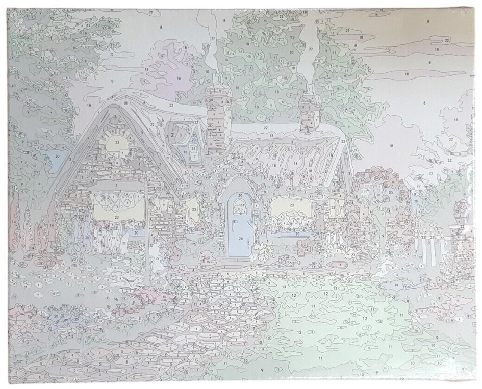 Tapyba pagal skaičius 39,5 x 49,6 cm
