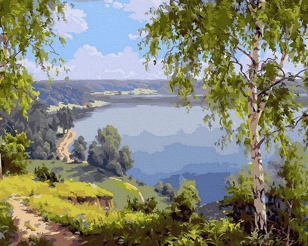 Tapyba pagal skaičius Lake View 40x50 cm