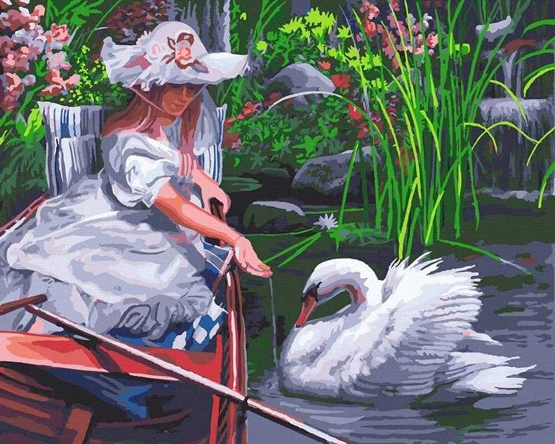 TPS Tapyba pagal skaičius Gulbių ežeras 40x50 cm
