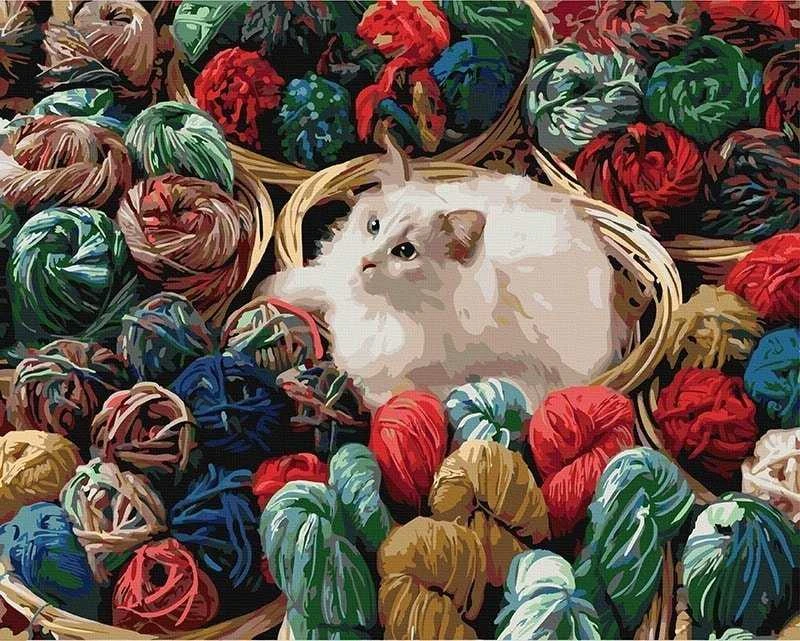 TPS Tapyba pagal skaičius Katė 40x50 cm