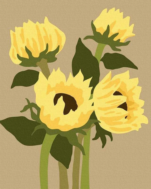 Tapyba pagal skaičius Puokštė kitokia 40x50 cm