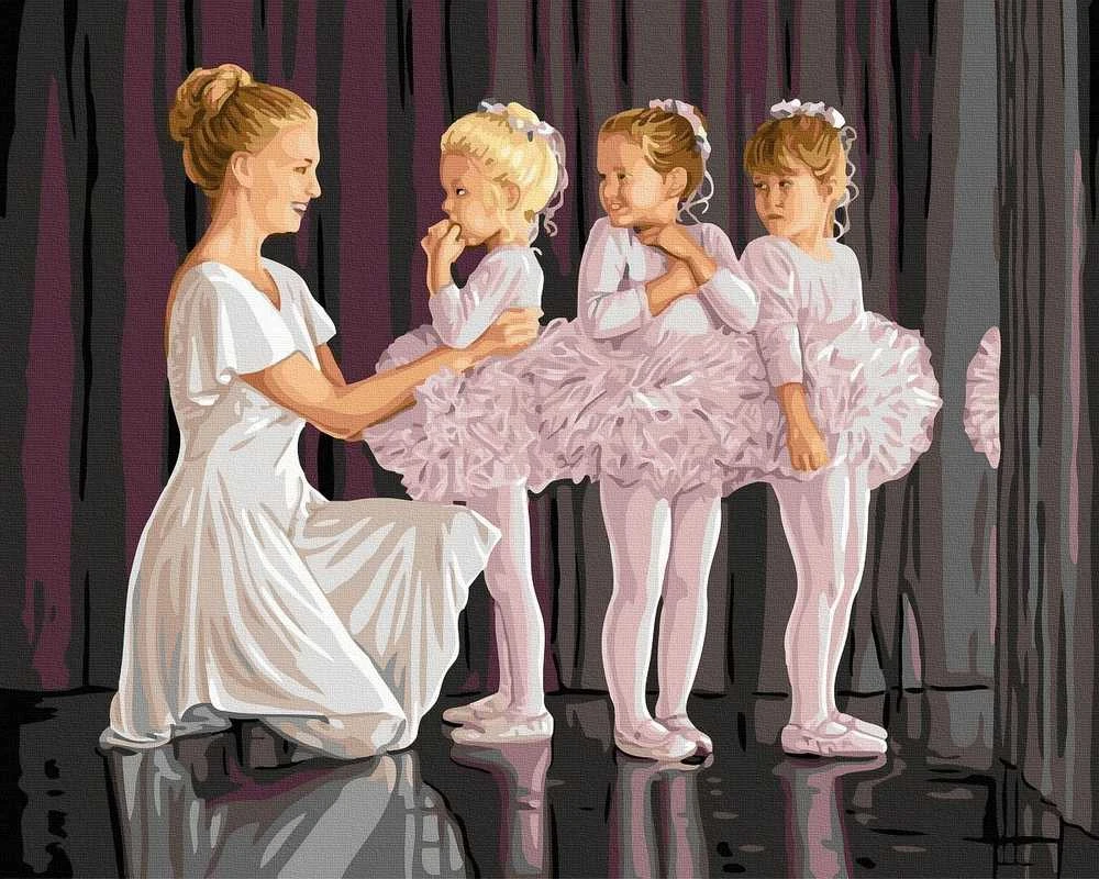 Tapyba pagal skaičius Pirmasis baletas 40x50 cm