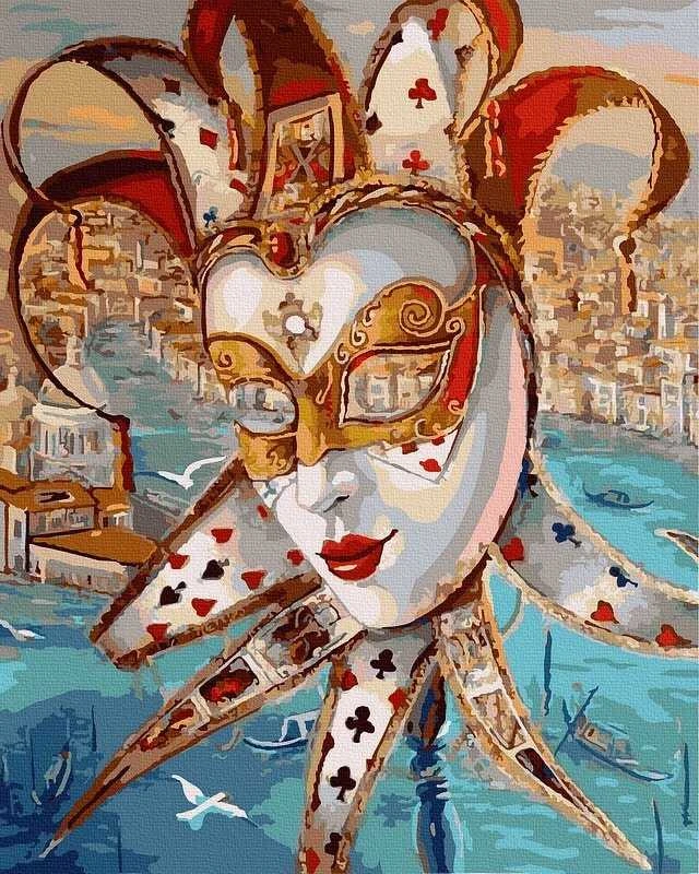 Tapyba pagal skaičius Simboliška 40x50 cm