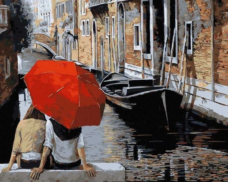 Tapyba pagal skaičius Skėtis porai 40x50 cm