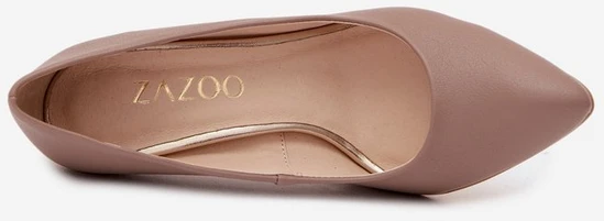 Taupe spalvos aukštakulniai bateliai Zazoo 1070