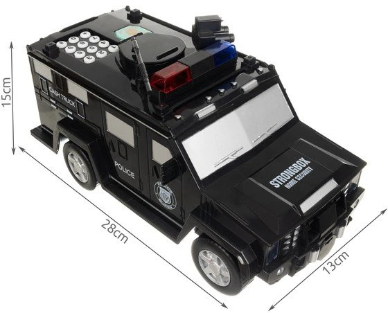 Iso Trade Interaktyvi taupyklė Policijos automobilis 4180
