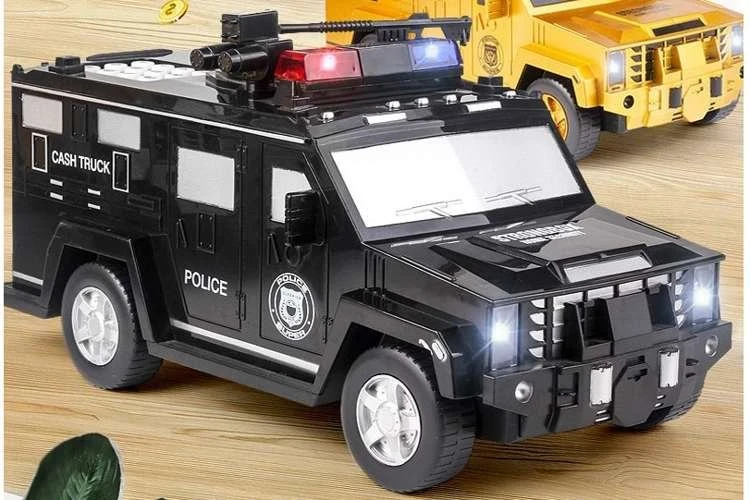 Iso Trade Interaktyvi taupyklė Policijos automobilis 4180