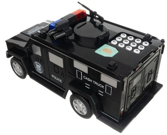 Iso Trade Interaktyvi taupyklė Policijos automobilis 4180
