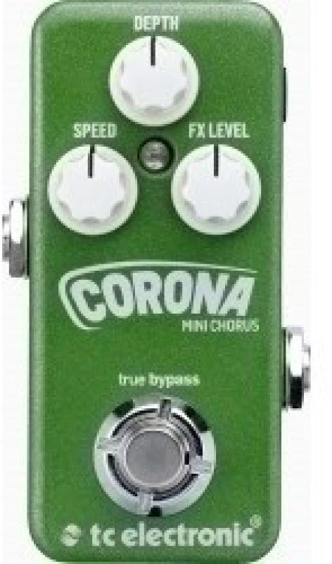 TC Electronic Corona Mini Chorus – chorus efektas su „TonePrint“ technologija kompaktiškame korpuse