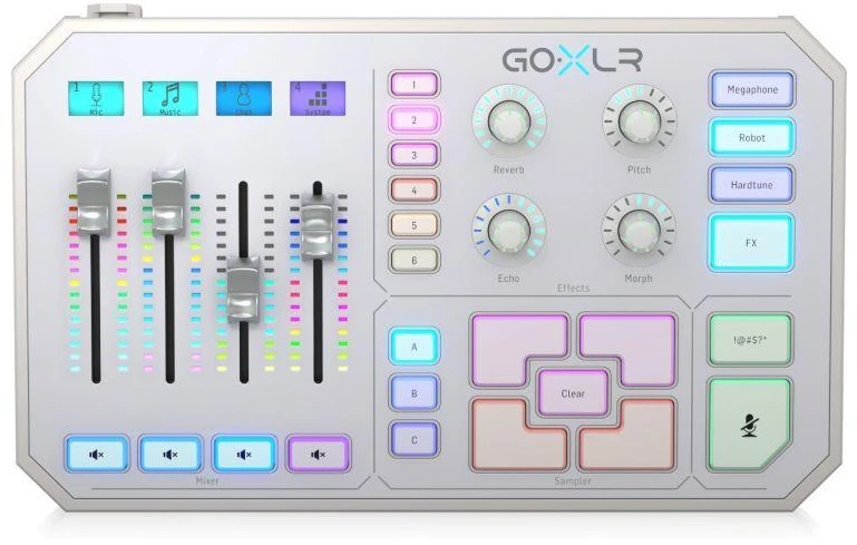 Garso Sąsaja - TC Helicon GO XLR-WH USB Interface Balta