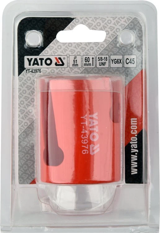 Yato TCT universalus skylių pjūklas, 51 mm, 5/8″ (YT-43976)