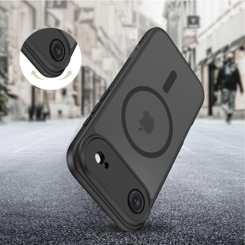 „Tech-Protect BasicMag MagSafe“ dėklas, skirtas „iPhone 17 Air“ – matinis juodas