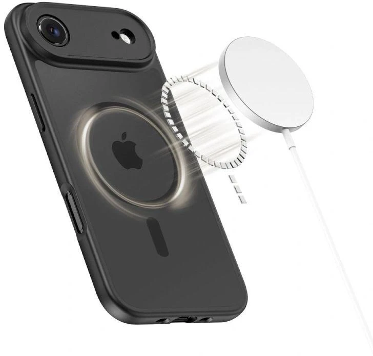 „Tech-Protect BasicMag MagSafe“ dėklas, skirtas „iPhone 17 Air“ – matinis juodas