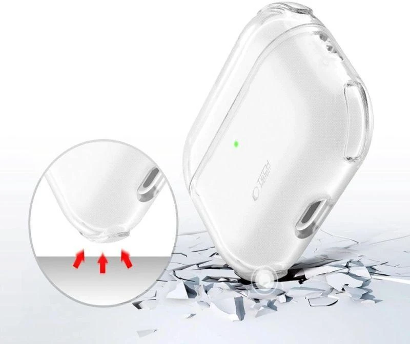 Tech-Protect Bounce dėklas skirtas AirPods Pro 3 - Skaidrus