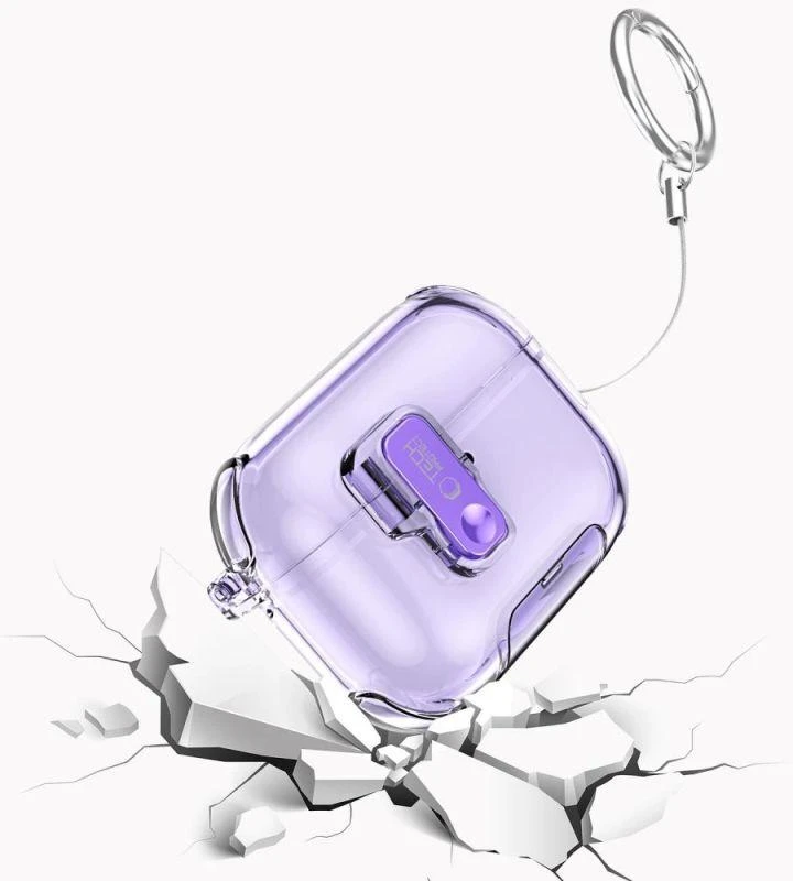 Tech-Protect Bounce Pro dėklas, skirtas AirPods Pro 3 - Skaidrus