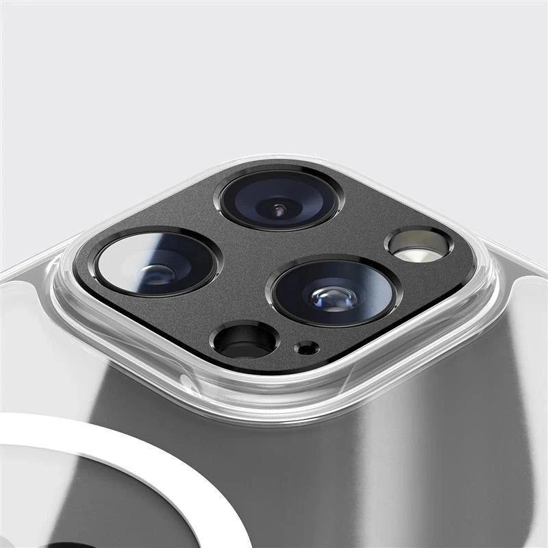 „Tech-Protect Camalloy Fit+“ kameros dėklas, skirtas „iPhone 17 Pro“ – tamsiai mėlynas Mėlyna