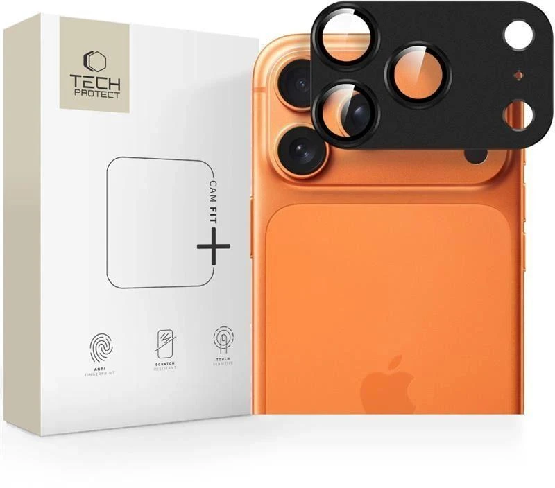 Tech-Protect Camfull Fit+ Camera Cover skirta Apple iPhone 17 Pro Max – Juodas
