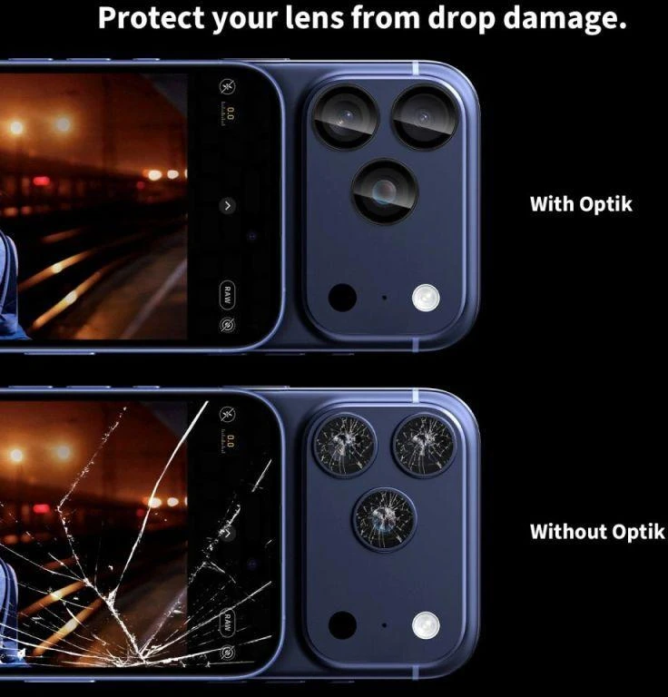Tech-Protect Camring Fit+ kameros apsauga skirta Apple iPhone 14 Pro / Max / 15 Pro / Max / 16 Pro / Max / 17 Pro / Max – juodos spalvos