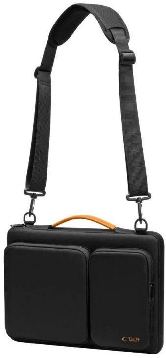 Tech-Protect Defender Bag for 15-16 Nešiojamas kompiuteris - Juodas and Oranžinis
