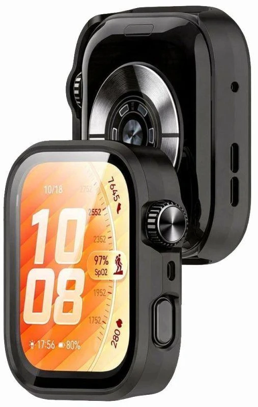 Tech-Protect Defense apsauginis dėklas, skirtas Huawei Watch Fit 5 Pro – juodas