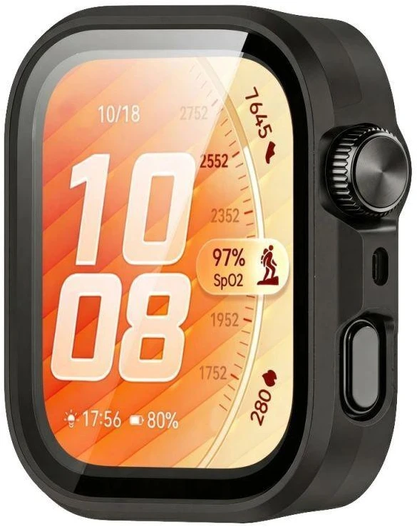 Tech-Protect Defense apsauginis dėklas, skirtas Huawei Watch Fit 5 Pro – juodas