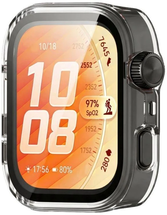 „Tech-Protect Defense“ dėklas, skirtas „Huawei Watch Fit 5 Pro“ – skaidrus