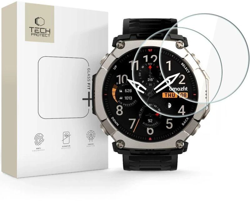 „Tech-Protect Glass Fit+ 2“ grūdintas stiklas, skirtas „Amazfit T-Rex Ultra 2“