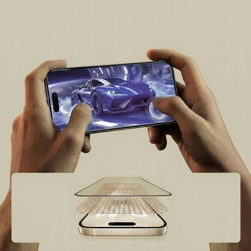 LCD apsauginis stikliukas Tech-Protect Glass Fit+ 2 vnt. Nothing Phone 3a/3a Pro juodas